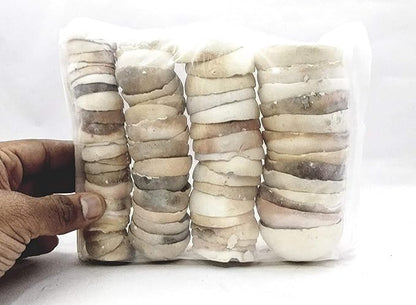 Johnson Tools Sand Crucible/Guthali/Mus in Mix Size for Casting, Melting, Refining Gold, Silver, Copper, Aluminium, Brass, Led, Scrap, Jewellery (Color : White, Weight 750gm Approx)