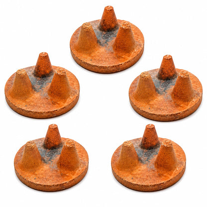 Johnson Tools Clay Stand/Desi Mitti Stand for All Type of Industrial Crucibles (Pack of 5) (Medium (7.5cm))