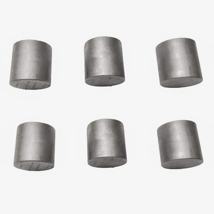 Johnson Tools 35X35mm Graphite Carbon Crucible for Casting, Melting, Refining Gold, Silver, Copper, Aluminium,Brass, Led, Scrap, Jewellery (pack of 6 pcs)