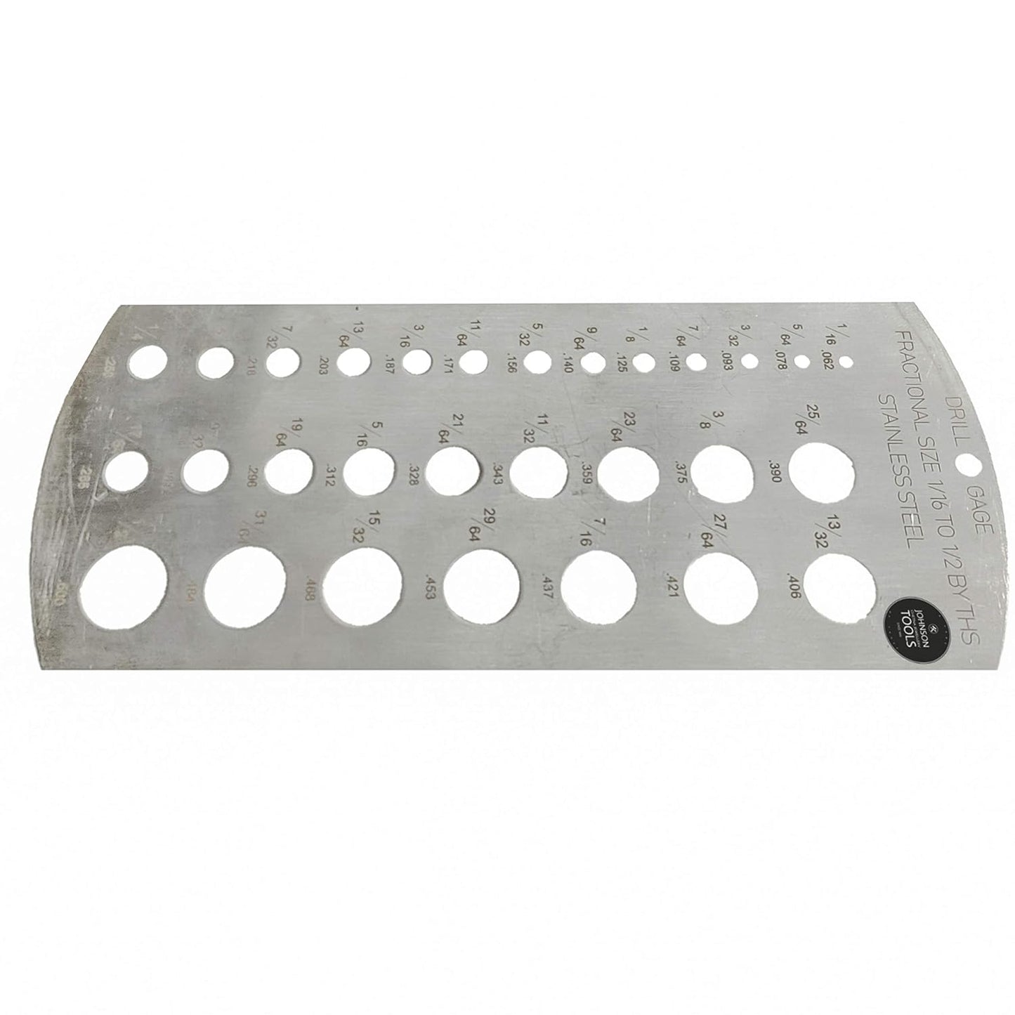 Johnson Tools Stainless Steel Ball Gauge/Multipurpose Gauge Can Measure from 0.062 to 0.500 (1/16 to 1/2)