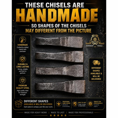 Johnson Tools Desi Chisel/Cheni (Handmade) for Silver or Gold Bar Cutting Works
