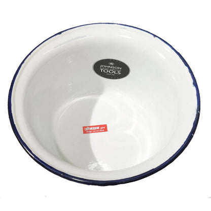 Johnson Tools 25pc Enamel Bowl Set - Tam Chini Pyala for Jewellery, Surgical & Kitchen Works - 2L Capacity