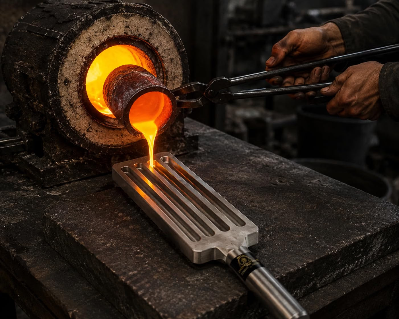Johnson Tools Casting Sefar Wire Ingot Mold/Dhali reja 6 Sizes for Melting Casting Gold Silver Copper Aluminum Brass (Size - 8")