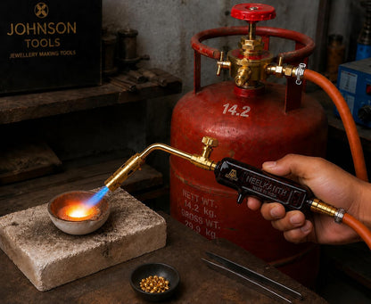 Johnson Tools HIT 30Cm Heavy LPG flamethrower Gun with 3no Burner