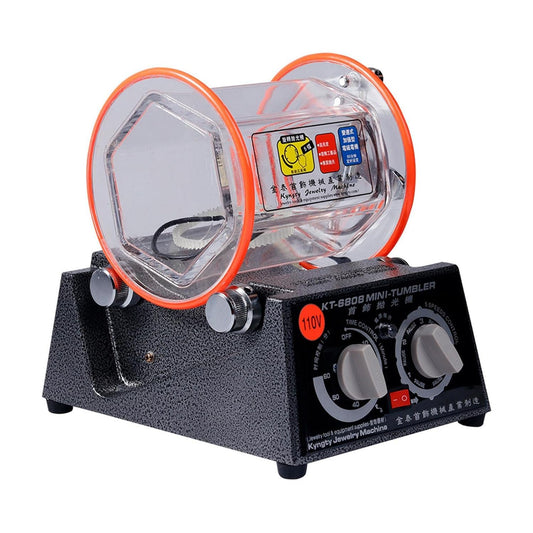 Johnson Tools 100gm Capacity Rotary Tumbler Polisher for Small Gold Article Polishing Works