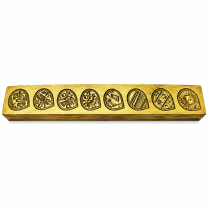 Johnson Tools Pan Shape Thappa/Sancha/Mold of Bronze For Design Jewellery Locket/Pendel Making.