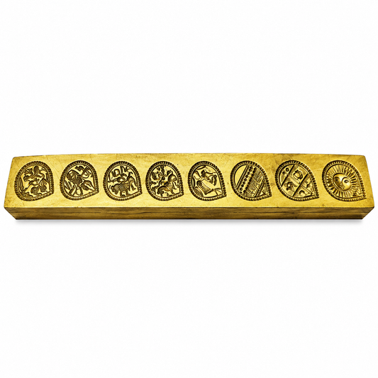 Johnson Tools Pan Shape Thappa/Sancha/Mold of Bronze For Design Jewellery Locket/Pendel Making.