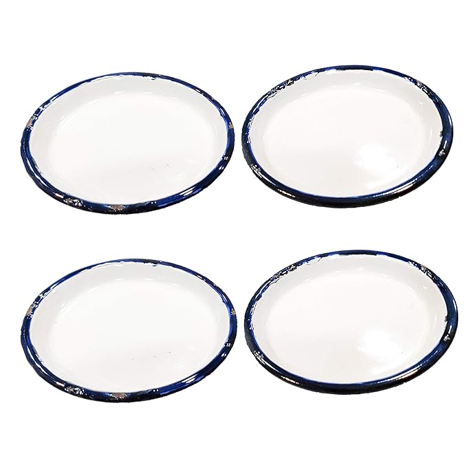 JOHNSON TOOLS Small Enamel Plate/Enamelware Plate (Flat) for Gold and Silver Jewellery, Surgical and Food Works