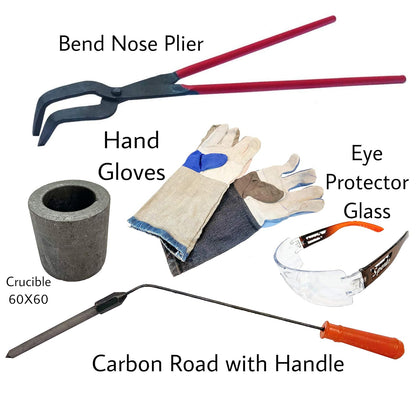 Johnson Tools Technology Melting Furnace For Gold and Silver Jewellery/Other Metal with MCB With Capacity of 2 kg