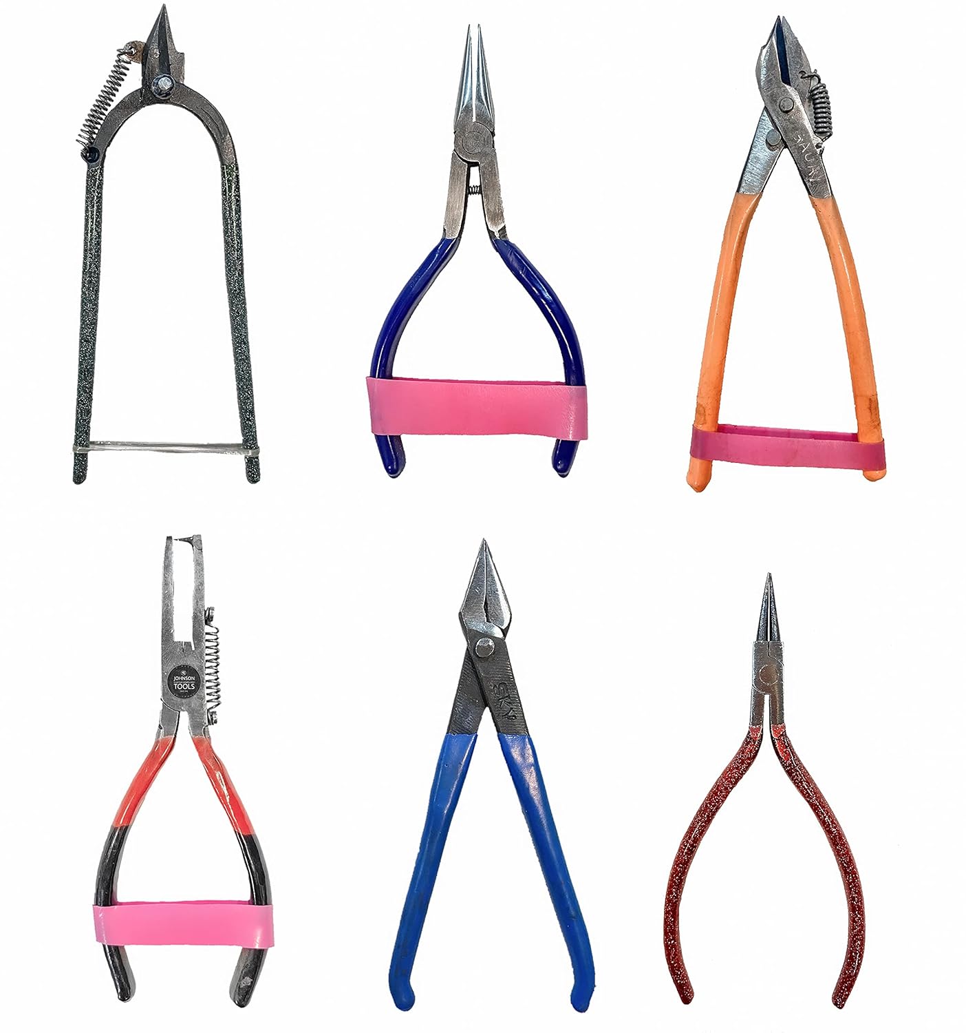 JOHNSON TOOLS Jewellery Making Tool Kit Complete Tool Combo Set All Cutters and Pliers