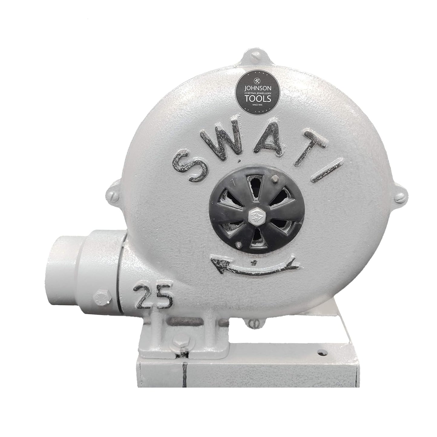 JOHNSON TOOLS Blower Fan Machine for Gas Melting Furnace (Silver, 25 no (Medium))
