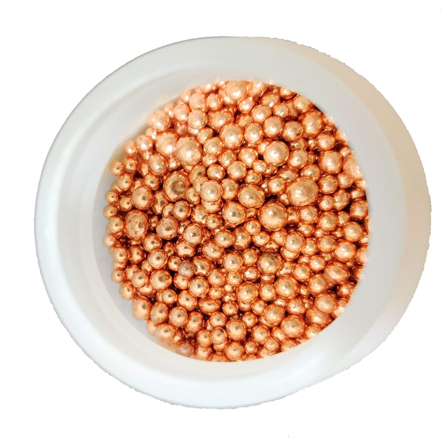 Johnson Tools Imported Gold Mix Quality Shiny Pure Round Italian Copper Small balls/bolls (250gms)