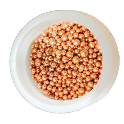 Johnson Tools Imported Gold Mix Quality Shiny Pure Round Italian Copper Small balls/bolls (250gms)