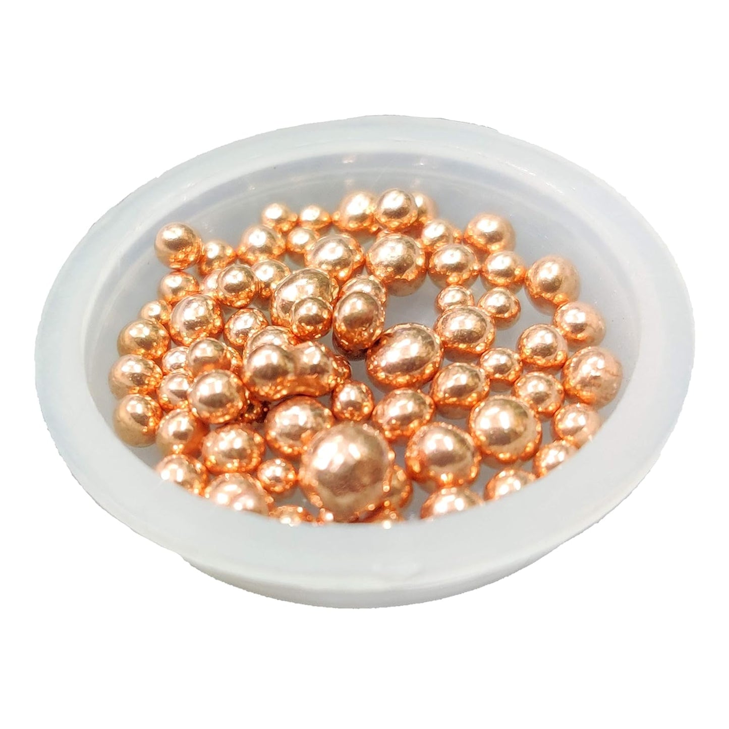 Johnson Tools Imported Gold Mix Quality Shiny Pure Round Italian Copper Small balls/bolls (250gms)