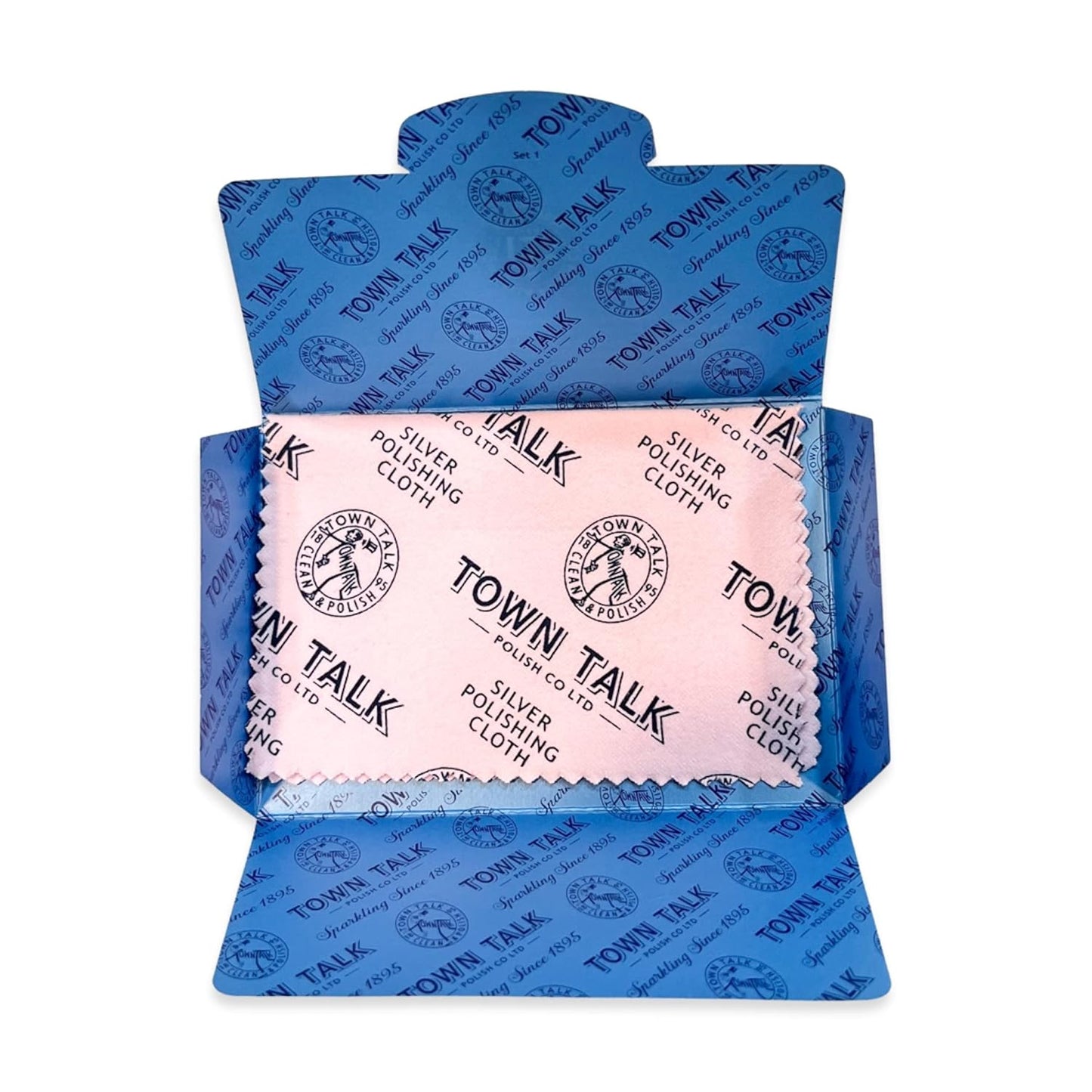 Johnson Tools Silver Polishing Cloth (Town Talk) with Anti-Tarnish Protection (Size 12.5X17.5 cm)