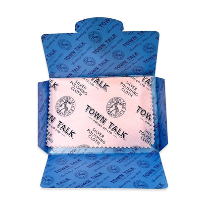 Johnson Tools Silver Polishing Cloth (Town Talk) with Anti-Tarnish Protection (Size 12.5X17.5 cm)