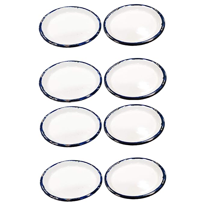 JOHNSON TOOLS Small Enamel Plate/Enamelware Plate (Flat) for Gold and Silver Jewellery, Surgical and Food Works