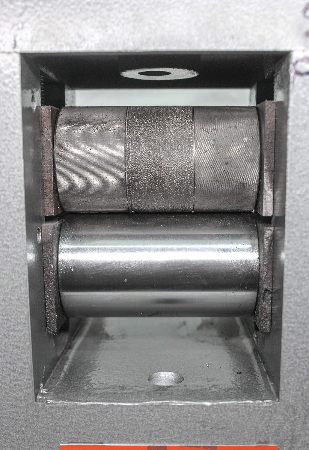 Johnson Tools Changable Roller 3" Chapai/Chex/Line Design Rolling Mill Machine for Meena Works, Jewelers and Metalsmiths