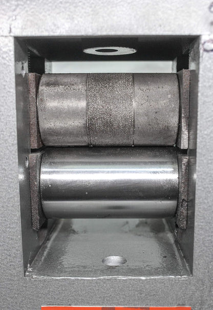 Johnson Tools Changable Roller 3" Chapai/Chex/Line Design Rolling Mill Machine for Meena Works, Jewelers and Metalsmiths