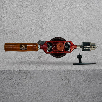 Johnson Tools Nahal 1/4'' Hand Drill Machine with Japanese Chuck Key Model (Color - Red and Black, Size - 6mm)