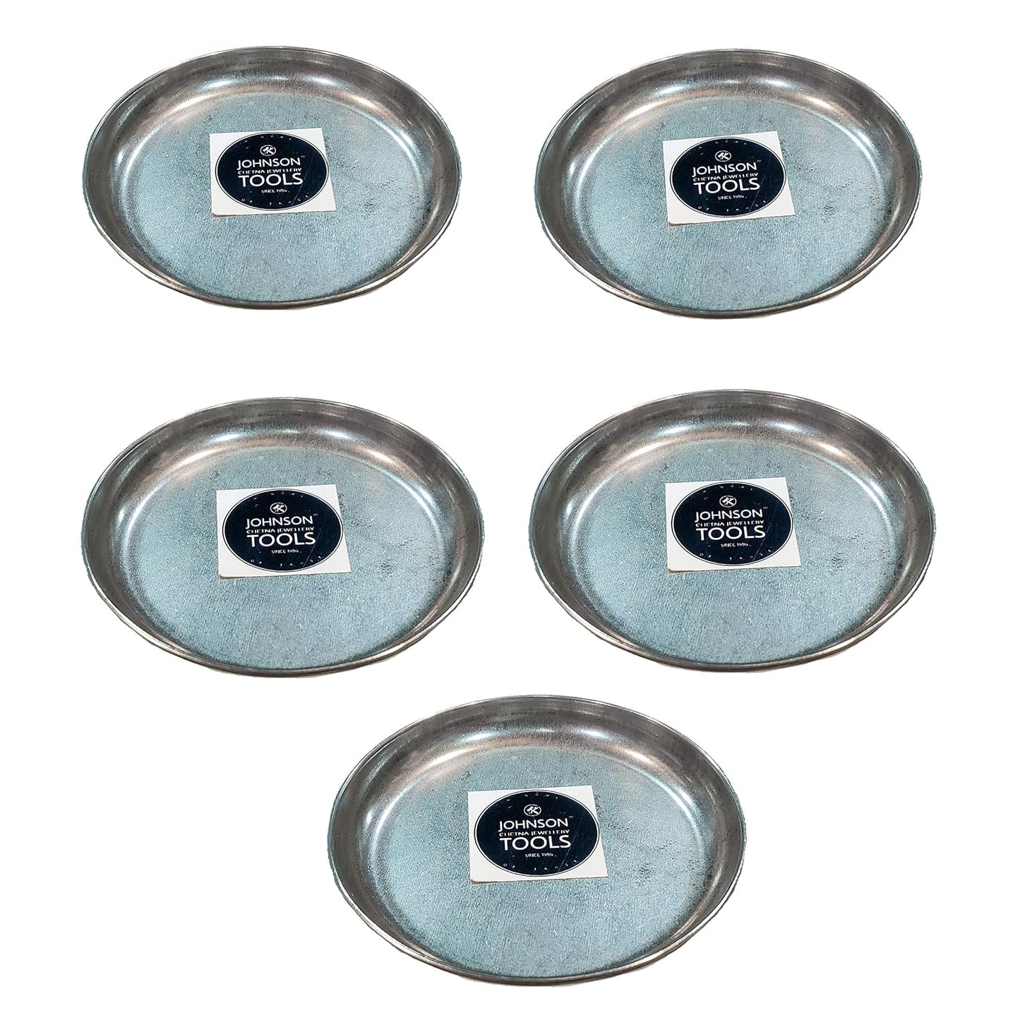 JOHNSON TOOLS Small Flat Iron Plates for Storing Stones, Diamonds, Seeds and Other Things