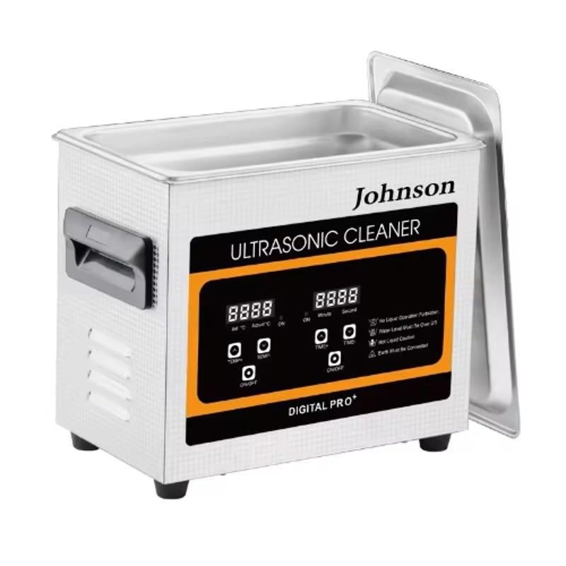 Johnson Tools Digital Pro 40kHz Ultrasonic Cleaner with Auto Digital Timer & Heater for Jewelry, Glasses & Watches Cleaner