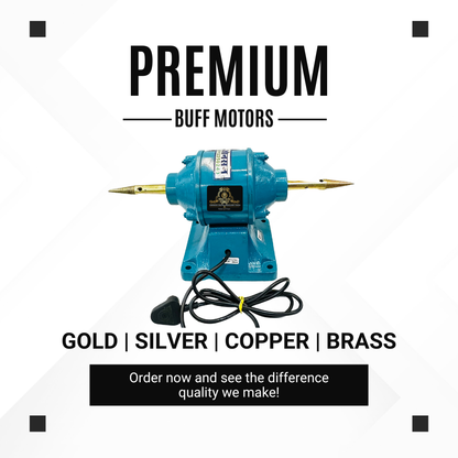 Johnson Tools Polisher Motor Buff Machine or Polish Motor of 0.50 HP For Gold and Silver Jewelry Polishing