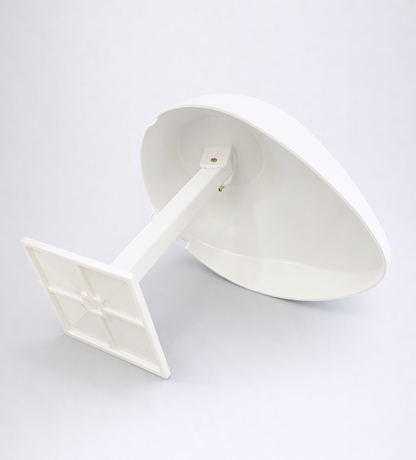 Johnson Tools White Adjustable Fiber Necklace Display Stand (Size 0, 4" width) for Gold, Silver, Diamond & Antique Necklaces Photography and Display Works