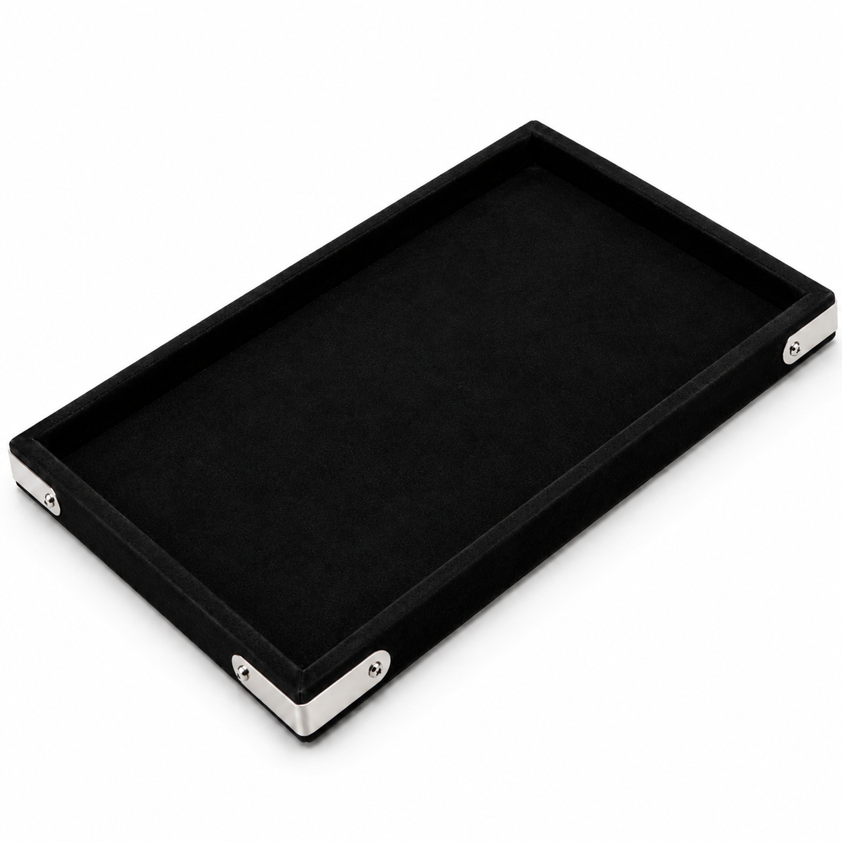 Johnson Tools Black Jewellery Display Organizer Tray/Beading Tray (pack of 2) for Gold and Silver Jewelry Display