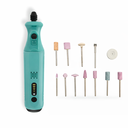 Johnson Tools Mini Portable Wireless Hand Drill Machine 8V Rechargeable Die Grinder Tool for Jewelry, Wood, Craft, Metal, DIY Polishing & Engraving Works (Variable Speed, USB Charging)