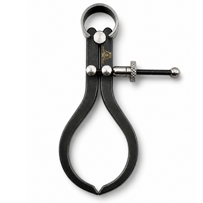 Johnson Tools Aven Spring Adjustable Outside Compass Divider 4" Fine Point Black Powder Coated Measuring for Jewellery Marking, Scribing, Craftsman, Architect, Artist, Carpenter, Model Making