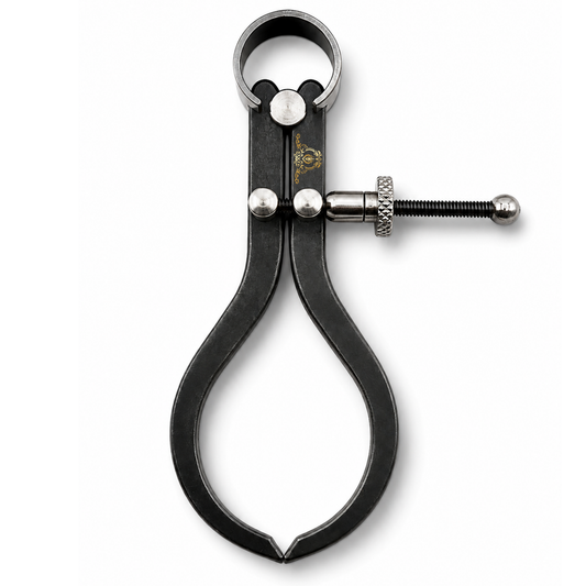 Johnson Tools Aven Spring Adjustable Outside Compass Divider 4" Fine Point Black Powder Coated Measuring for Jewellery Marking, Scribing, Craftsman, Architect, Artist, Carpenter, Model Making