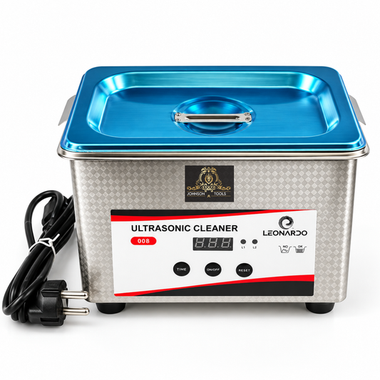 Johnson Tools Digital Pro 40kHz Ultrasonic Cleaner with Auto Digital Timer & Heater for Jewelry, Glasses & Watches Cleaner (0.8 Litre)