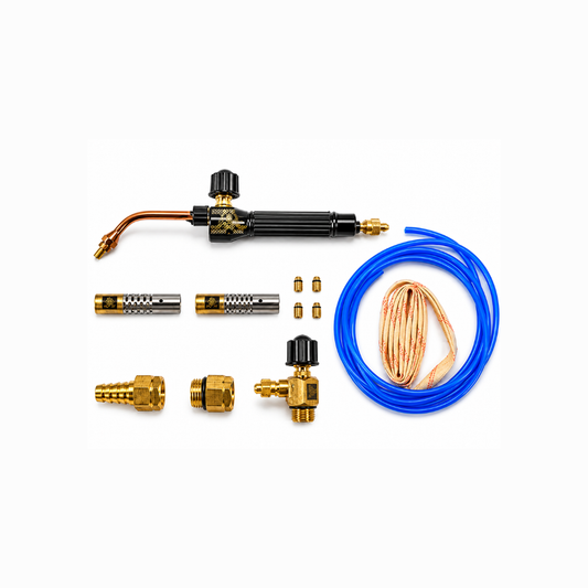 Johnson Tools Pin Point Soldering Mini Flamethrower Torch For Gold Jewellery Soldering, Repairing with 2 Attachments Can used with 2/5/14 kg LPG Cylinder