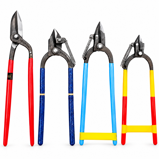 Johnson Tools Wire and Sheet Cutters For Gold And Silver Jewellery Works (Set of 4 Pieces)