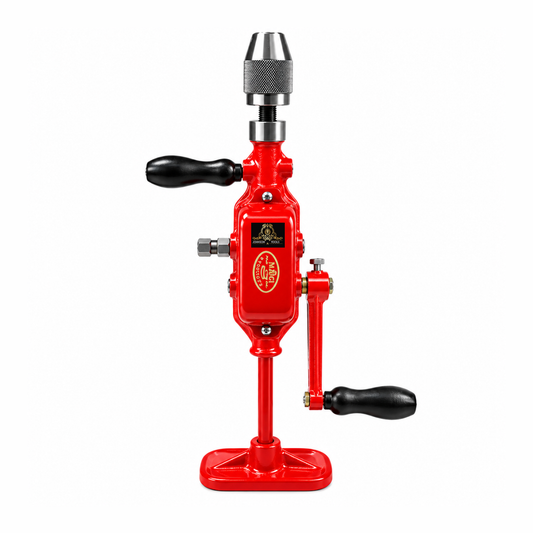 Johnson Tools 1/2 Inch Breast Drill Machine or Hand Drill Machine for Silver Jewellery Works and Other Dynamic Works (Color- Red),Iron, Metal