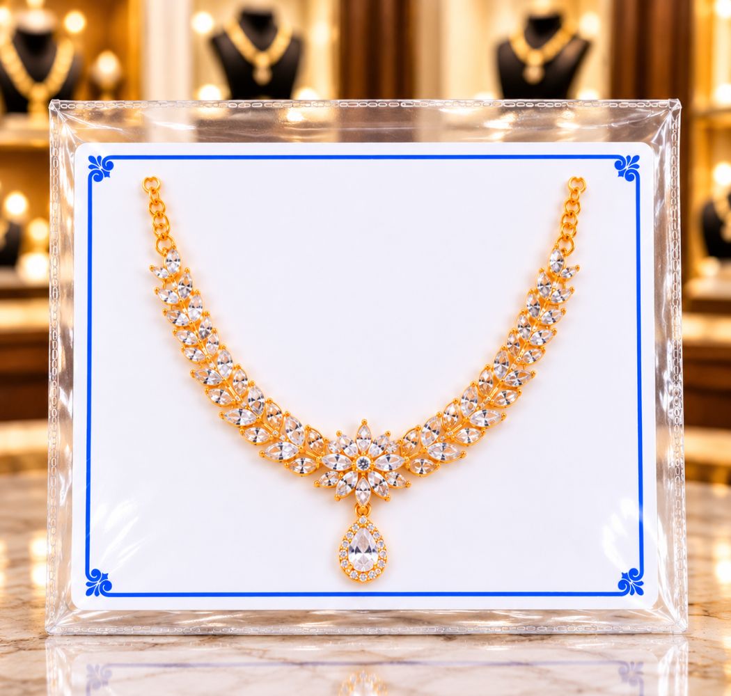 Johnson Tools F1P Series White PVC Jewellery Display Card For Necklace Sets, Kada Payal, Gents Hand Kada (5.25x7")