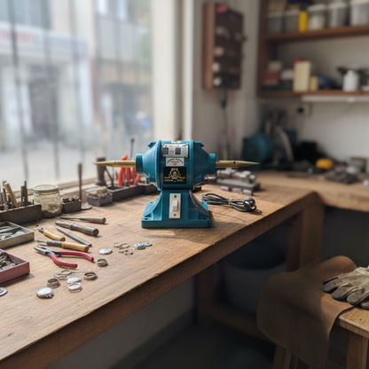 Johnson Tools Polisher Motor Buff Machine or Polish Motor of 0.50 HP For Gold and Silver Jewelry Polishing