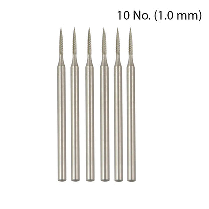Johnson Tools Solitaire German Krause Bur for Gold and Silver Jewellery Making Works (6pc set)
