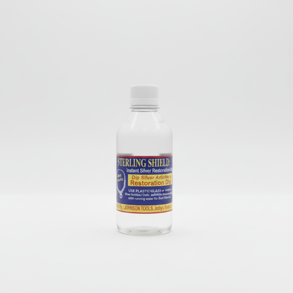 Johnson Tools Silver Tarnish Remover (Silver Cleaner) for Silver Jewelry Cleaning/Polishing (250ML)