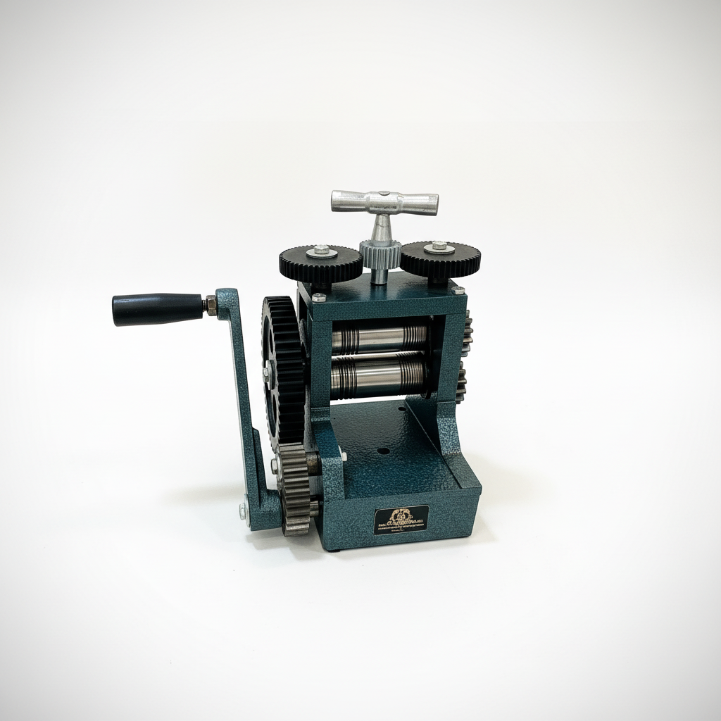 Johnson Tools 4" Rolling Mill Machine/Tar Patti Machine For Gold and Silver Jewellery/Wire Sheet Works Only (colour : Multicolour, Handle Included)