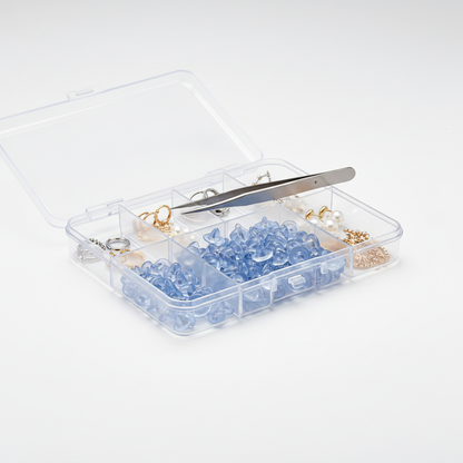 Johnson Tools Clear Bluish Silicone Bullet Clutch Push Botton - Soft Stud Back Stoppers for Gold and Silver Earrings (200 Pcs)