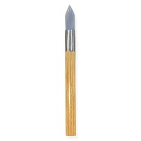 Johnson Tools Opani Stone / Aragonite Stone with Wooden Handle For Gold Shining/Cleaning Works (Pointed Mouth)