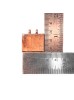 Johnson Tools Plain Copper Rectangle Tabiz Pendant (Chouki) for Women Men and Children (Medium Size) (1)