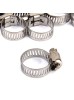 Johnson Tools Adjustable Fuel Petrol Pipe Hose Clips Stainless Spring Clamps(Size - 13 to 19 mm) (15)