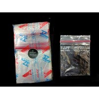 Johnson Tools Thick 51plus Micron Plastic Zip Lock Pouch Bags/Zipper Bags (3x4, 1000)