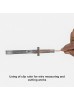 Johnson Tools Stainless Clip Ruler with Detachable Clip For Depth Gauge Metric and English Measurement Works, Size - 6" or 150mm (4)