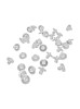 Johnson Tools 200 Pieces of Clear Small Silicone Back Stoppers/Push Buttons/Findings Stud Earring Plugs for Gold, Silver and Artificial Earrings