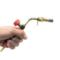 Johnson Tools 20cms Length LPG flamethrower gun with Flat Handle (With 1no Burner)