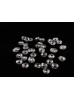 Johnson Tools Flat Metal Ear Back Stoppers/Push Buttons/Findings Stud Earring Plugs for Gold and Silver Earrings (50, Small(10.28mm app)